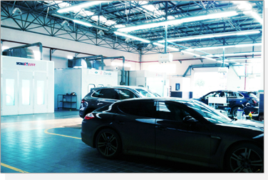 钣喷中心的特点